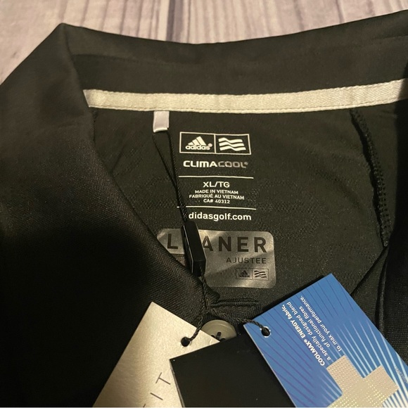 NWT Men's Adidas Climacool Golf Shirt - Picture 3 of 6